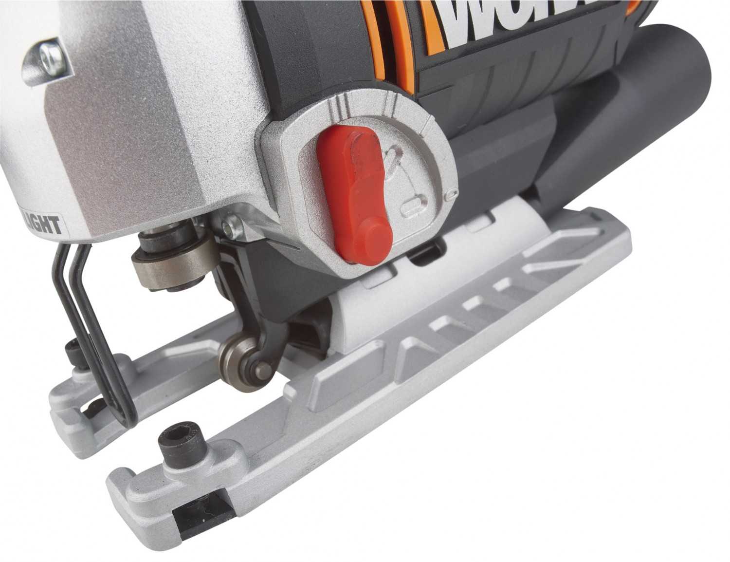 Works WX479: Worx WX479, Bild 14 Stichsägen Netzbetrieb Worx WX479 im Test, Bild 14