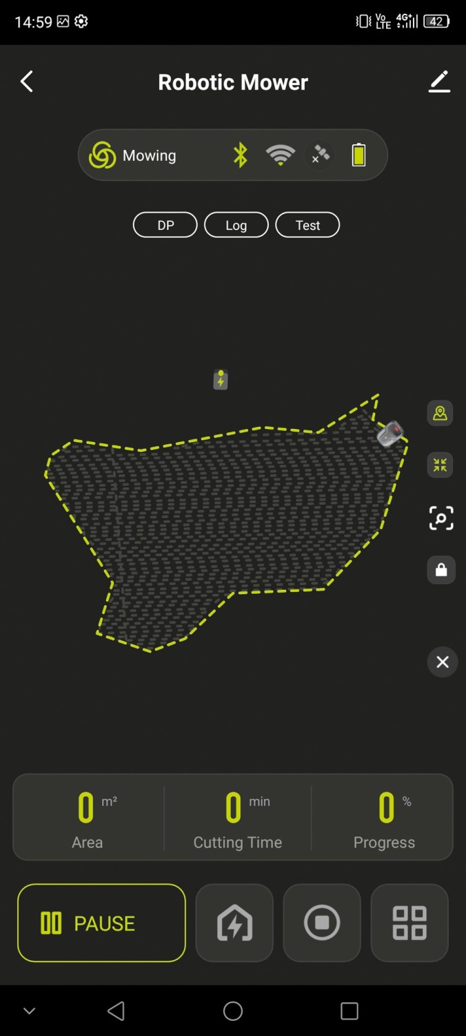 Mit Kamera, KI und RTK-Navigation: Suntek SRM3150, Bild 8 Roboter-Rasenmäher Suntek SRM3150 im Test, Bild 8