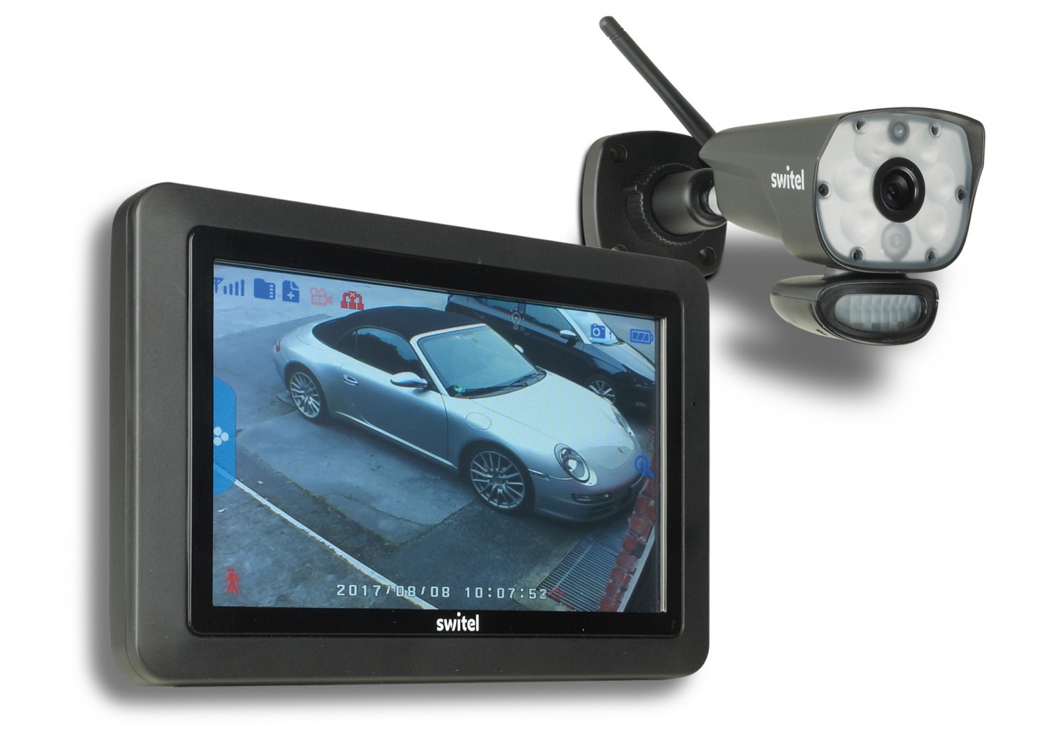 Praktische Überwachung: Switel HSIP 6000, Bild 1 Netzwerkkamera Switel HSIP 6000 im Test, Bild 1