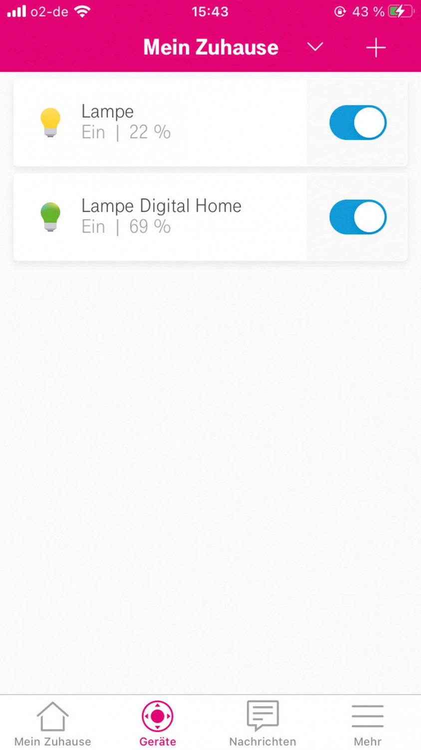 Smart Light Telekom SmartHome LED-Lampe E27 farbig, Telekom SmartHome LED-Lampe E27 warmweiß im Test , Bild 7