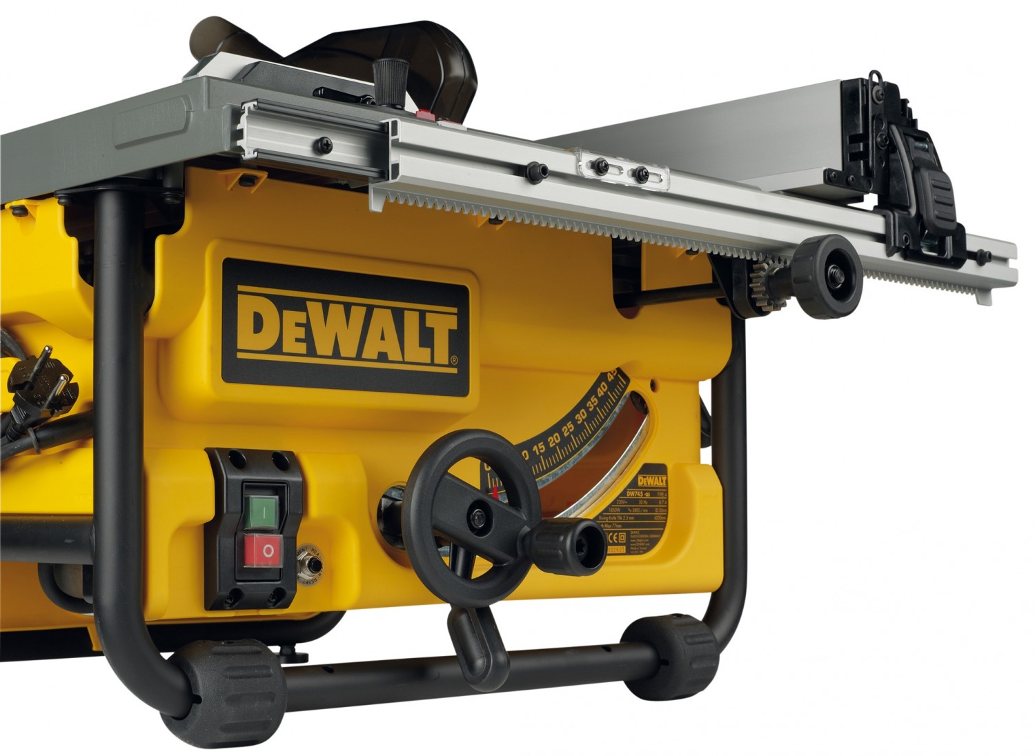 Kompakt, mobil und präzise: DeWalt DW745, Bild 5 Tisch-Kreissägen DeWalt DW745 im Test, Bild 5