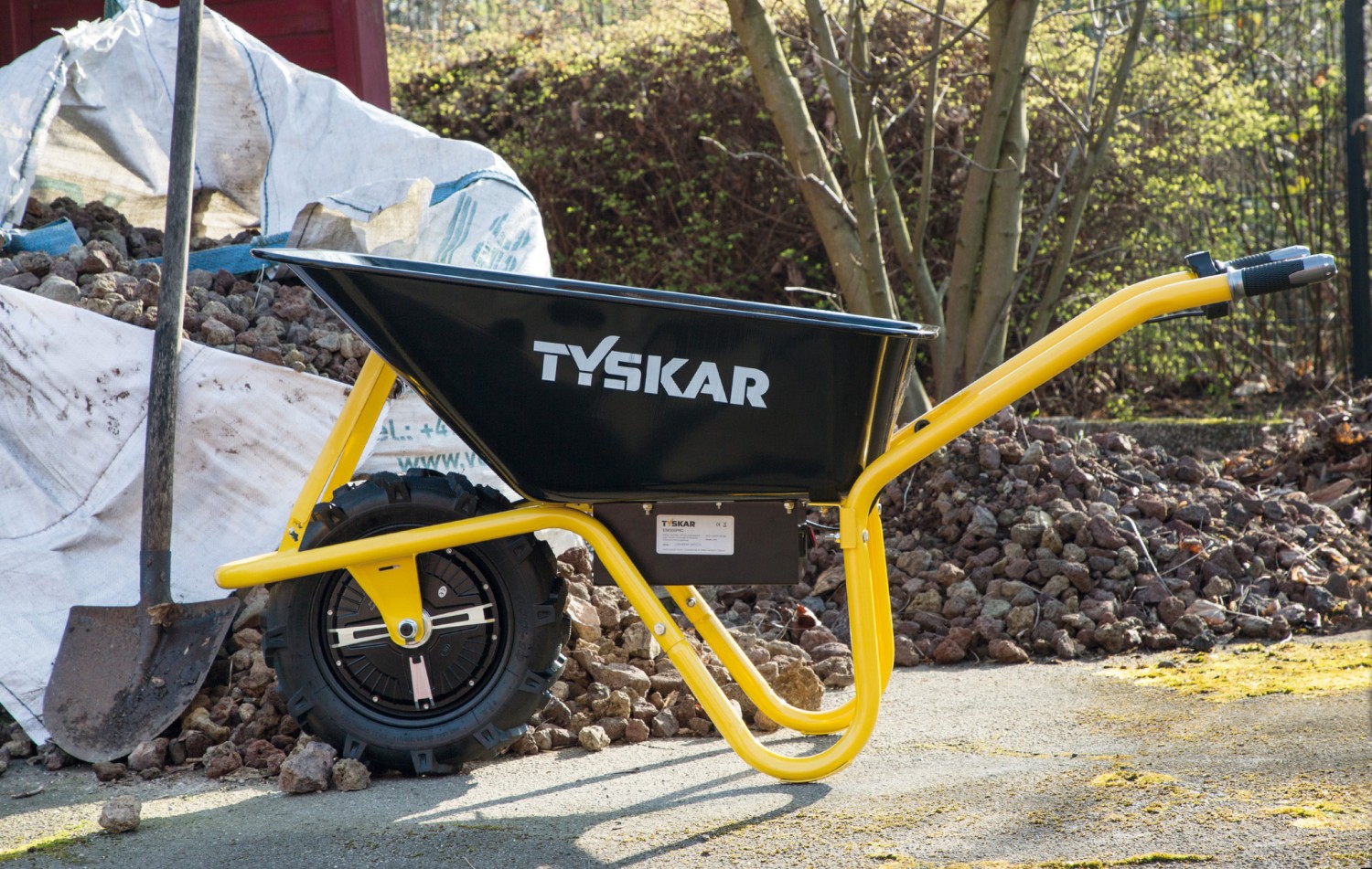 Akku-Schubkarre Tyskar ESK500PRO im Test, Bild 1