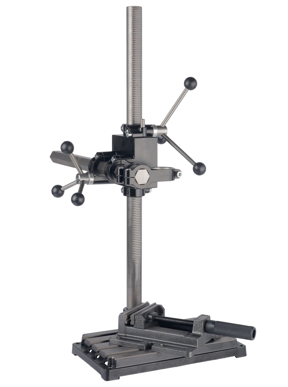 Gewerbliche Werkzeuge Wabeco Bohr-/Fräsständer BF1243 mit Koordinatentisch K400 und Maschinenschraubstock 40527 im Test, Bild 3