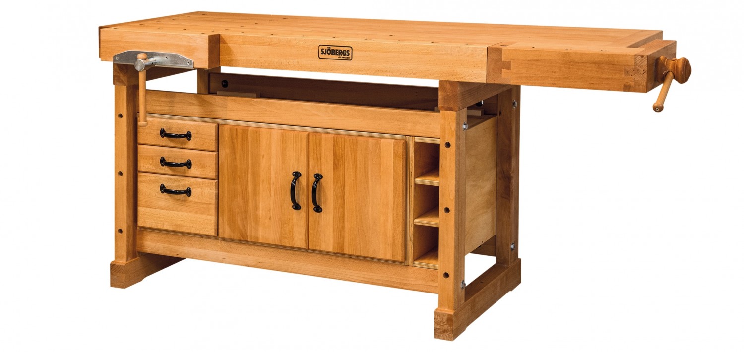 Hobelbank SB119 mit Schrank SM05 von Sjöbergs: Sjöbergs SB11 + SM05, Bild 4 Werkbänke Sjöbergs SB11 + SM05 im Test, Bild 4
