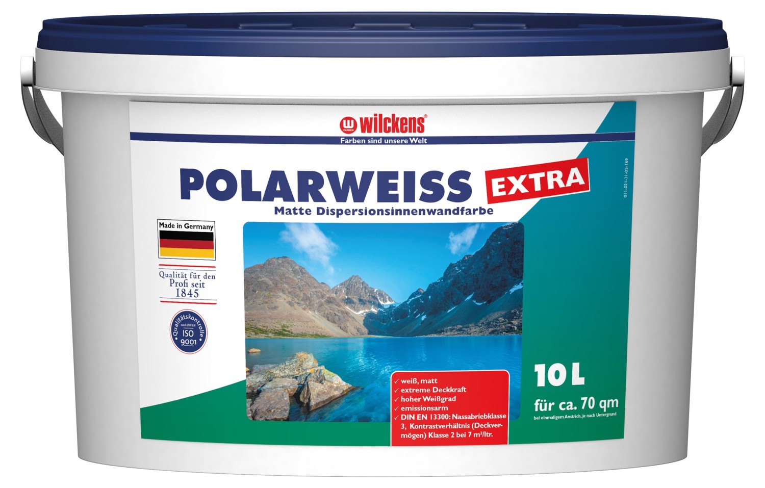 Innenfarben-Wand Wilckens Polarweiss Extra im Test, Bild 2