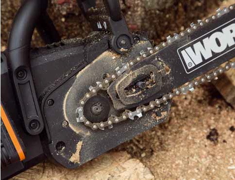 Akku-Kettensägen Worx WG385E, Worx Akku WA3646 Power Share Pro Plus 20V/4 Ah im Test , Bild 5