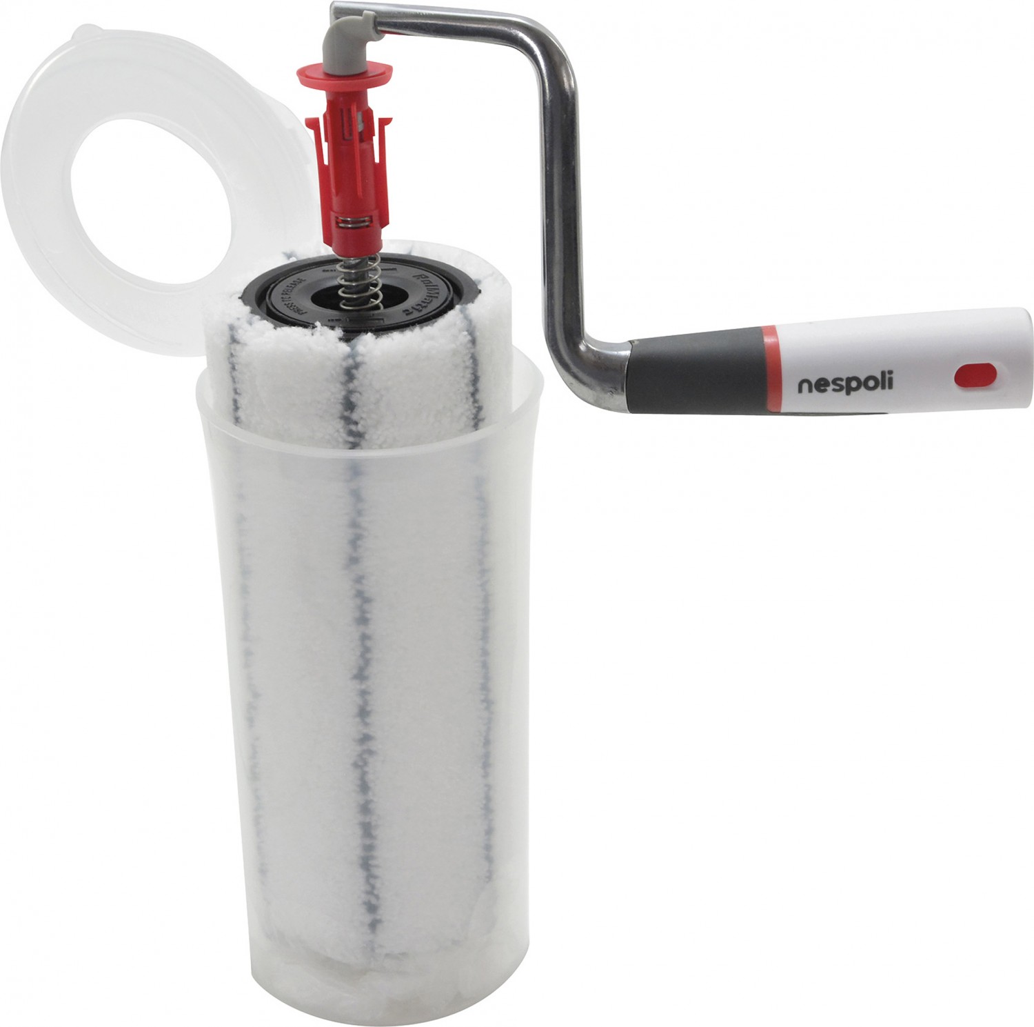 Rolle mit Tank und Frischhalte-Box: Nespoli NonStopMatic, Bild 2 Zubehör Baustoffe Nespoli NonStopMatic im Test, Bild 2