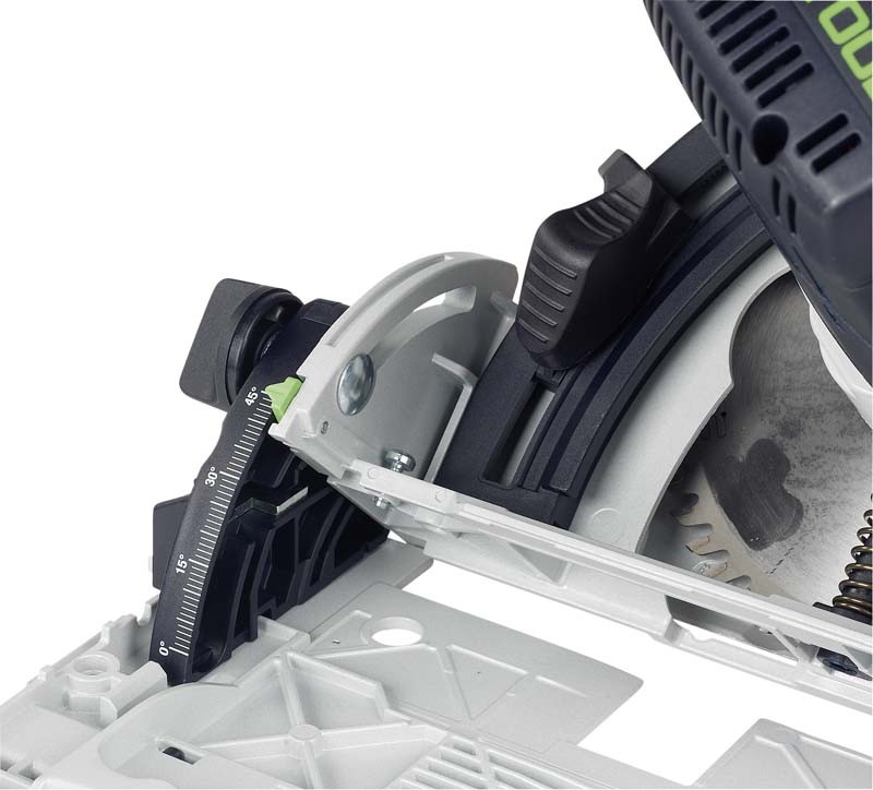 Sauber eingetaucht: Festool Handkreissäge TS 55 EBQ, Bild 4 Hand-Kreissägen Netzbetrieb Festool Handkreissäge TS 55 EBQ im Test, Bild 4