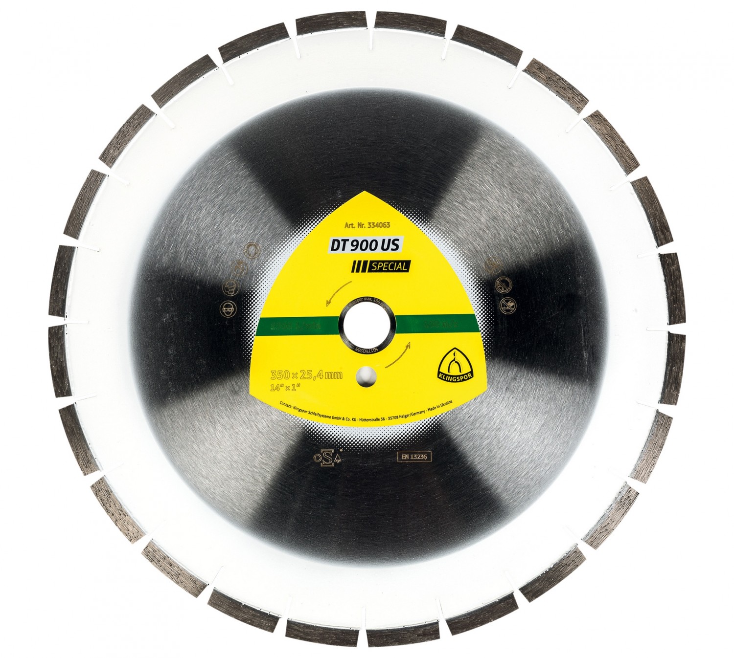 Diamant-Trennscheibe DT 900 U Special: Klingspor DT 900 U Special, Bild 3 Zubehör Elektrowerkzeuge Netzbetrieb Klingspor DT 900 U Special im Test, Bild 3