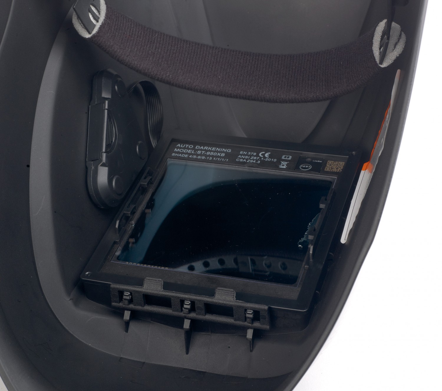 Schnell dunkel: Stahlwerk Vollautomatik Schweißhelm ST-950XB, Bild 3 Zubehör Elektrowerkzeuge Netzbetrieb Stahlwerk Vollautomatik Schweißhelm ST-950XB im Test, Bild 3