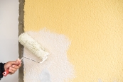 Aussenfarben-Wand Derendo Fassadenweiss im Test, Bild 1