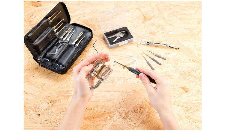 Sonstige Handwerkzeuge AGT Pick Set 30tlg. (NX5823), Lockpicking-Werkzeug, AGT Pick Set 17tlg. (NX5824), Lockpicking-Werkzeug im Test , Bild 1