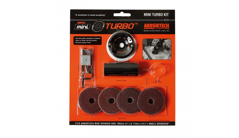 Zubehör Elektrowerkzeuge Netzbetrieb Arbortech Mini Turbo Kit Frässcheibe im Test, Bild 1