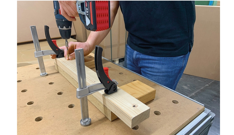 Sicher spannen: Bessey Spannelement TW20-15-8-KLI, Bild 1 Spannen Bessey Spannelement TW20-15-8-KLI im Test, Bild 1