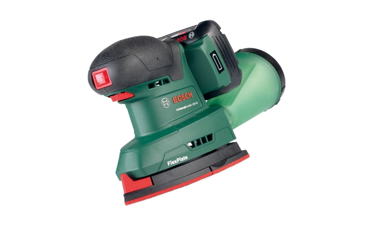 Umrüstbarer Akku-Schleifer: Bosch UniversalSander 18V-10, Bild 1 Schwingschleifer Bosch UniversalSander 18V-10 im Test, Bild 1