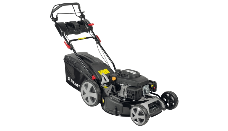 Brast Benzinrasenmäher mit 53 cm Schnittbreite und Radantrieb: Brast BRB-RM-21224 Power, Bild 1 Handrasenmäher-Benzin Brast BRB-RM-21224 Power im Test, Bild 1