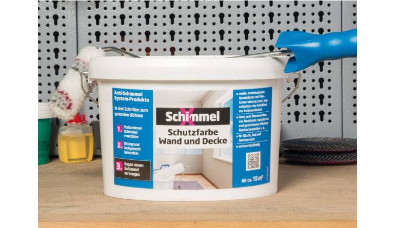 Innenfarben-Wand Decotric Schimmel X Schutzfarbe Wand und Decke im Test, Bild 1