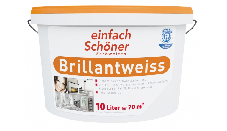 Innenfarben-Wand Einfach Schöner Farbwelten Brillantweiss im Test, Bild 1