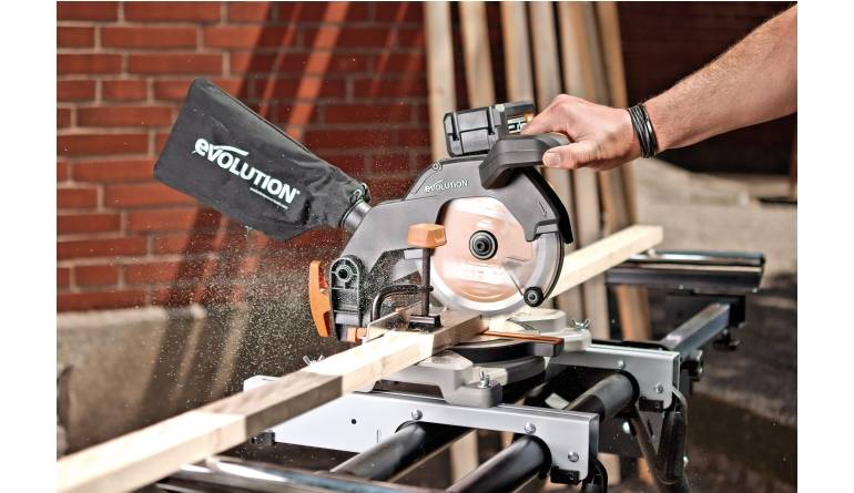 Prima Einstand: Evolution Tools R185 CMSLi, Bild 1 Kapp- und Gehrungssägen Akku Evolution Tools R185 CMSLi im Test, Bild 1