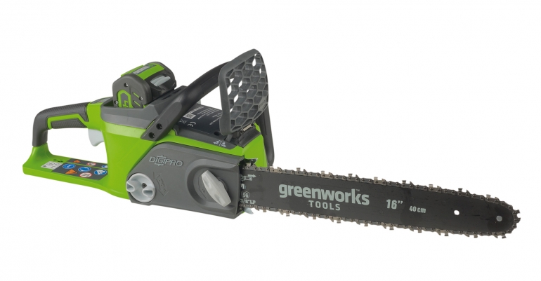 Akku-Kettensägen Greenworks Brushless Chain Saw 20077 im Test, Bild 1