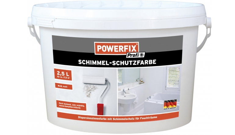 Sonstige Baustoffe Powerfiix Schimmelschutzfarbe Profi + im Test, Bild 1