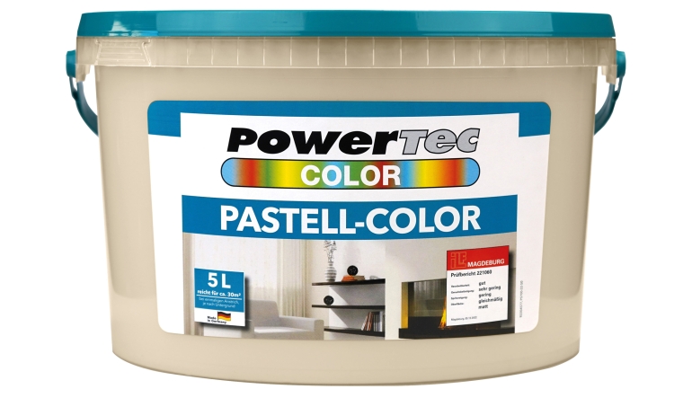Innenfarben-Wand POWERTEC COLOR Pastell-Color im Test, Bild 1