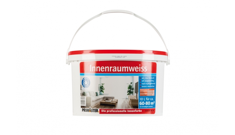 Innenfarben-Wand Primaster Innenraumweiss im Test, Bild 1