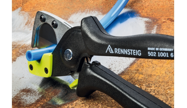 Knickfreier Schnitt: Rennsteig Perfect Cut Rohr-Schlauchschere 502 10016, Bild 1 Gewerbliche Werkzeuge Rennsteig Perfect Cut Rohr-Schlauchschere 502 10016 im Test, Bild 1