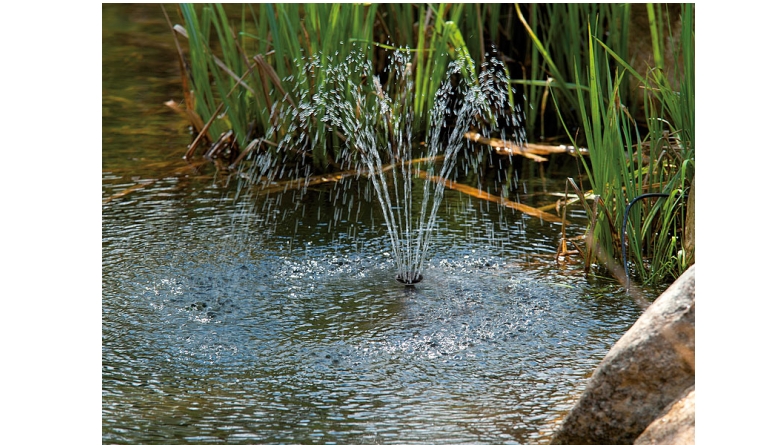 Teichpumpen Royal Gardineer Teich- und Springbrunnen-Pumpe mit 2-Watt-Solarpanel und Akkubetrieb im Test, Bild 1