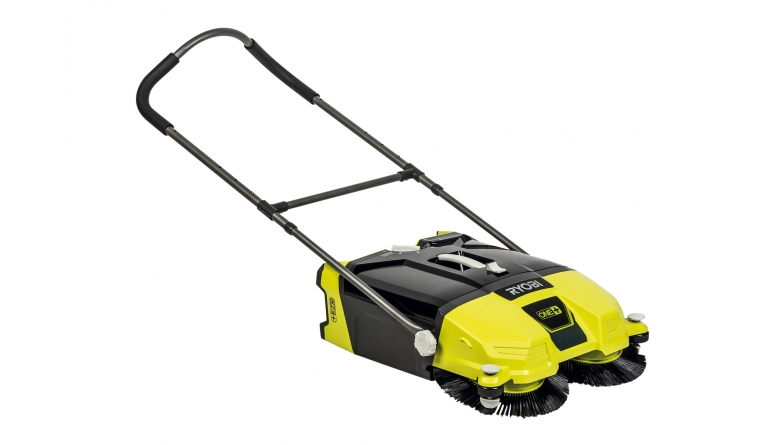 Akku-Kehrmaschine R18SW3 von Ryobi: Ryobi Akku-Kehrmaschine R18SW3, Bild 1 Sonstige Elektrowerkzeuge Akku Ryobi Akku-Kehrmaschine R18SW3 im Test, Bild 1