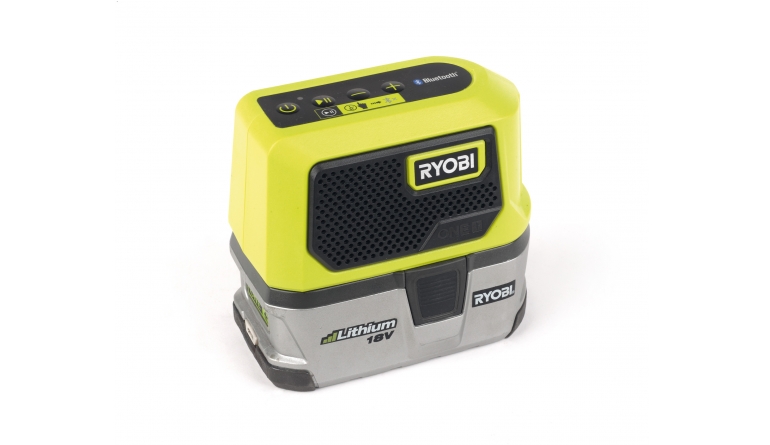 Rund ums Haus Ryobi Bluetooth-Lautsprecher RBTM18 im Test, Bild 1