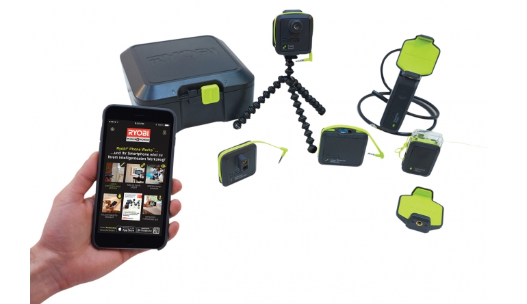 Eine App zum Handwerken: Ryobi Phone Works, Bild 1 Zubehör Elektrowerkzeuge Akku Ryobi Phone Works im Test, Bild 1