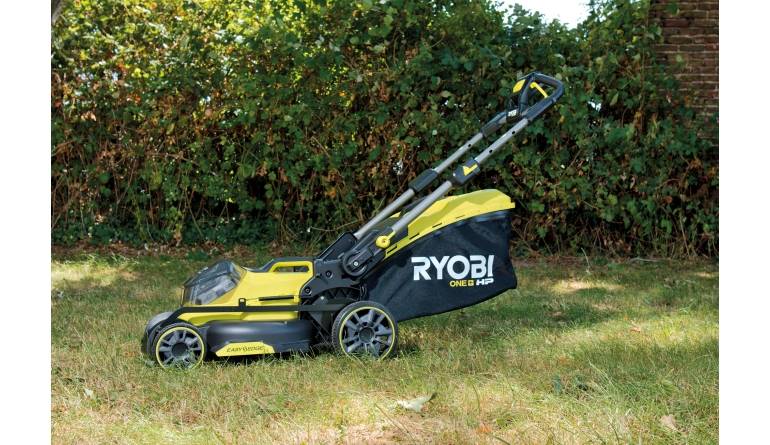 Handrasenmäher-Akku Ryobi RY18LMX40B im Test, Bild 1