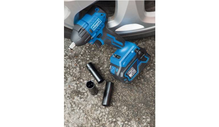 Kraftprotz: Scheppach BC-IW350-X, Bild 1 Akku-Schlagschrauber Scheppach BC-IW350-X im Test, Bild 1
