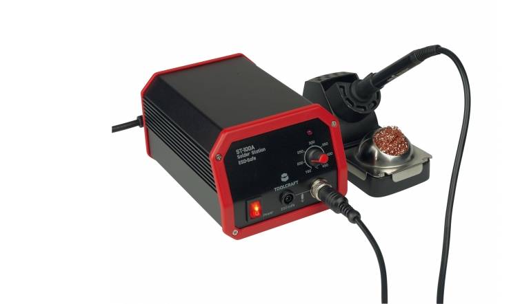 ST-100A von Toolcraft: Toolcraft ST-100A, Bild 1 Lötkolben Toolcraft ST-100A im Test, Bild 1