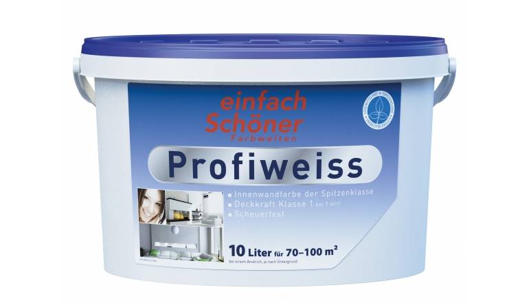 Innenfarben-Wand Wilckens Einfach Schnöner Farbwelten Profiweiss im Test, Bild 1