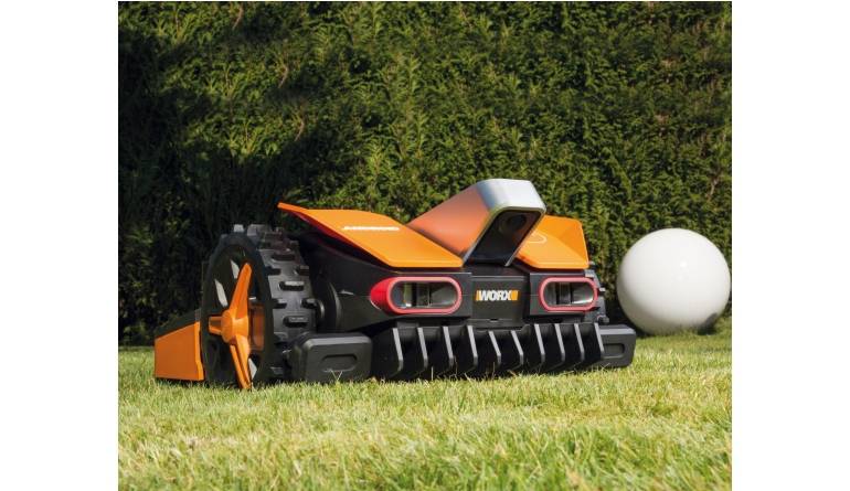 Große Technik für den kleinen Rasen: Worx Landriod WR202E, Bild 1 Roboter-Rasenmäher Worx Landriod WR202E im Test, Bild 1