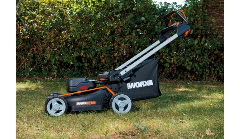 Handrasenmäher-Akku Worx WG479E.X im Test, Bild 1