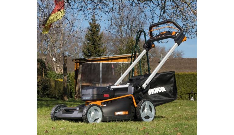 Handrasenmäher-Akku Worx WG760E im Test, Bild 1
