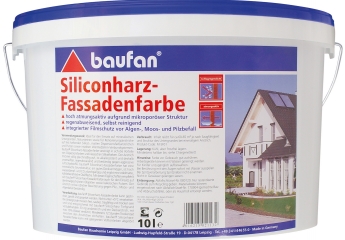 Aussenfarben-Wand Baufan Silikonharz-Fassadenfarbe im Test, Bild 1