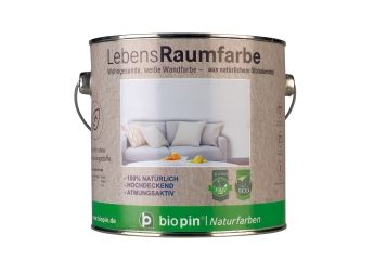 Innenfarben-Wand Biopin Lebens-Raumfarbe im Test, Bild 1