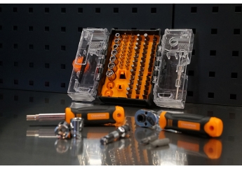 Handwerkzeug-Sets Champion Bit- und Schraubendreher Set 78-tlg. mit 72-Zahn Ratsche im Test, Bild 1