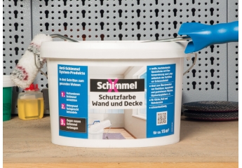 Innenfarben-Wand Decotric Schimmel X Schutzfarbe Wand und Decke im Test, Bild 1