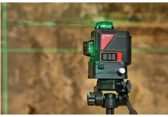 Multi Messgeräte Futech Kreuzlinienlaser 3D Brave Gr&uuml;n Set im Test, Bild 1
