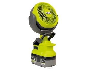 Klimageräte Ryobi ONE+ Akku-Klemmventilator RCF18 im Test, Bild 1