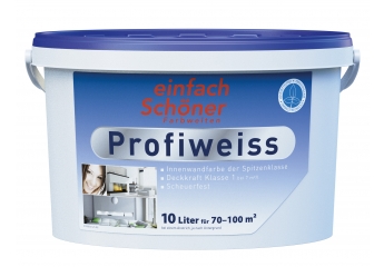 Innenfarben-Wand Wilckens Einfach Schnöner Farbwelten Profiweiss im Test, Bild 1