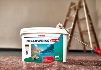 Innenfarben-Wand Wilckens Polarweiss Extra im Test, Bild 1
