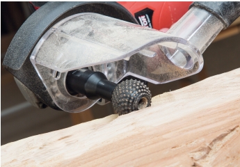 Zubehör Handwerkzeuge Wolfcraft Holzbearbeitungsset für Winkelschleifer im Test, Bild 1