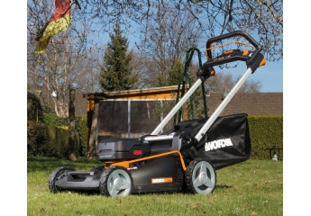 Handrasenmäher-Akku Worx WG760E im Test, Bild 1
