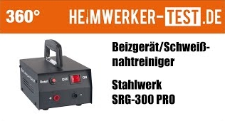 360 Grad Video: Beizgerät/Schweißnahtreiniger Stahlwerk SRG-300 PRO 360 Grad Video: Beizgerät/Schweißnahtreiniger Stahlwerk SRG-300 PRO
